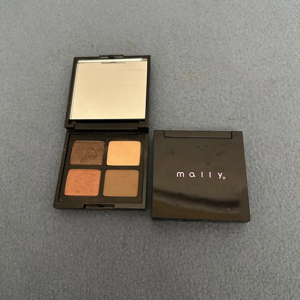Mally Open Up Eyeshadow Quad Lot Golden Neutrals & Everyday Rosy Palettes